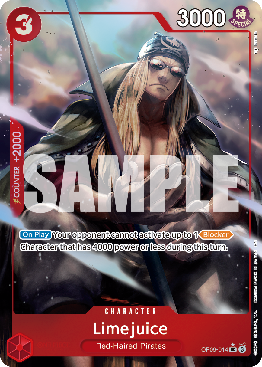 Limejuice (Alternate Art) OP09-014 One Piece card