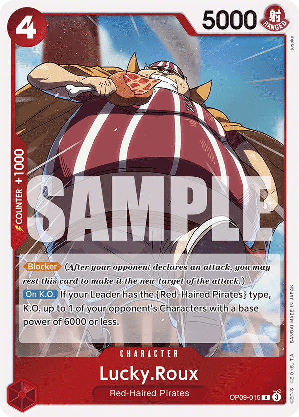 Lucky.Roux OP09-015 One Piece card