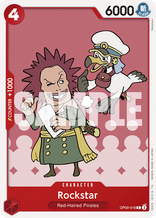 Rockstar OP09-016 One Piece card