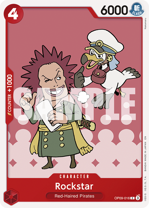 Rockstar (Reprint) OP09-016 One Piece card