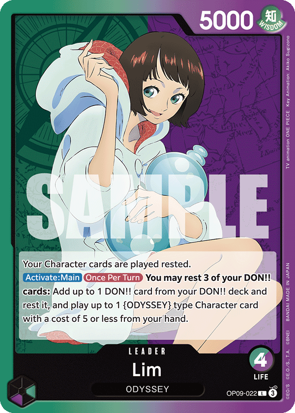 Lim (022) OP09-022 One Piece card
