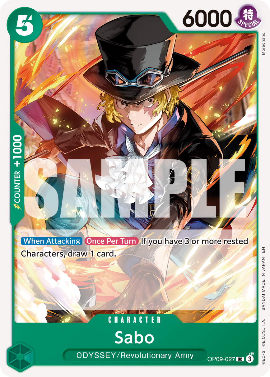 Sabo - OP09-027 (Reprint) OP09-027 One Piece card