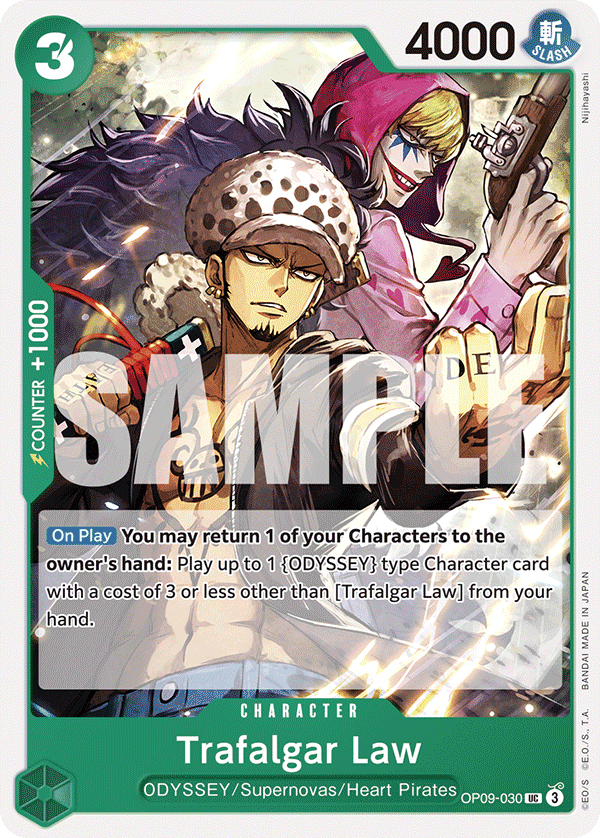 Trafalgar Law OP09-030 One Piece card