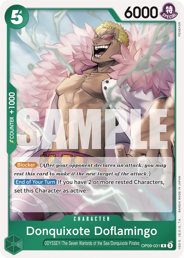 Donquixote Doflamingo OP09-031 One Piece card