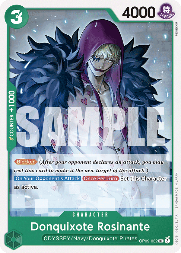 Donquixote Rosinante (032) OP09-032 One Piece card
