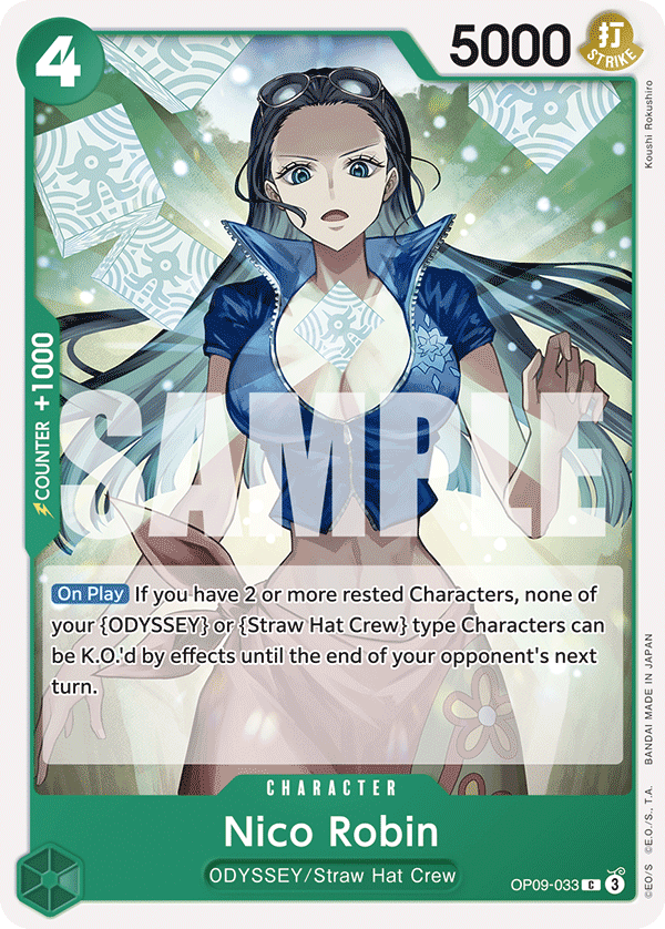 Nico Robin (033) OP09-033 One Piece card