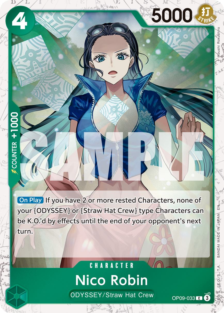 Nico Robin - OP09-033 (Pirate Foil) OP09-033 One Piece card