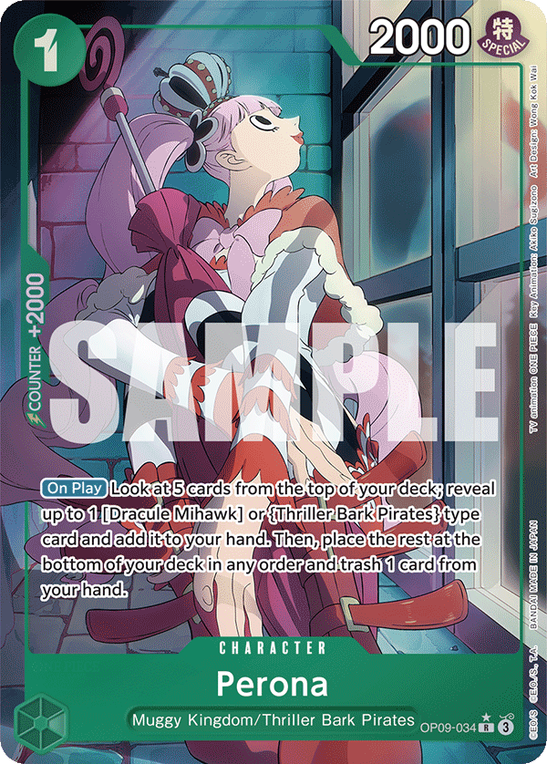 Perona (Parallel) OP09-034 One Piece card