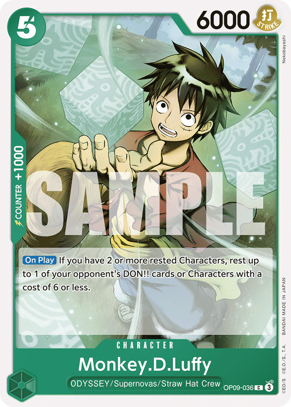 Monkey.D.Luffy (036) OP09-036 One Piece card