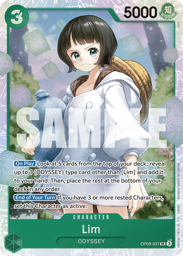 Lim (037) OP09-037 One Piece card