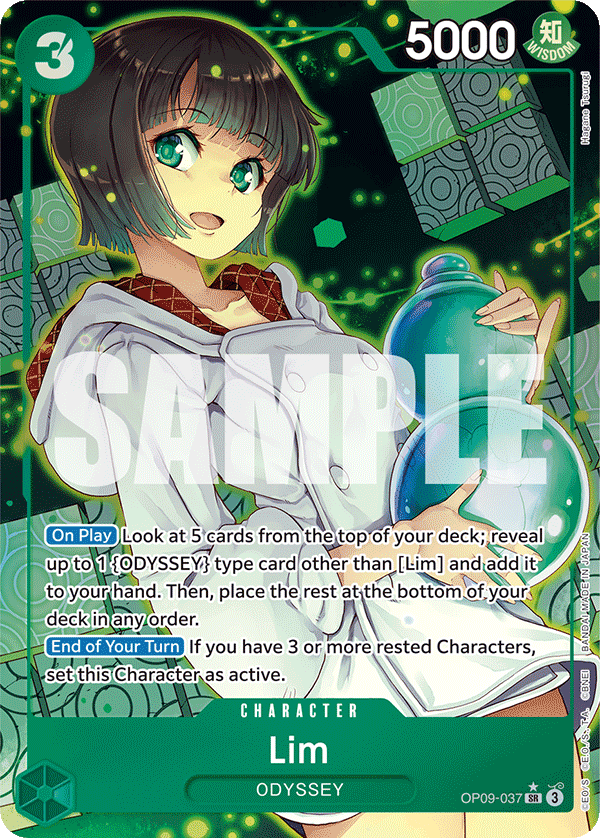 Lim (037) (Parallel) OP09-037 One Piece card