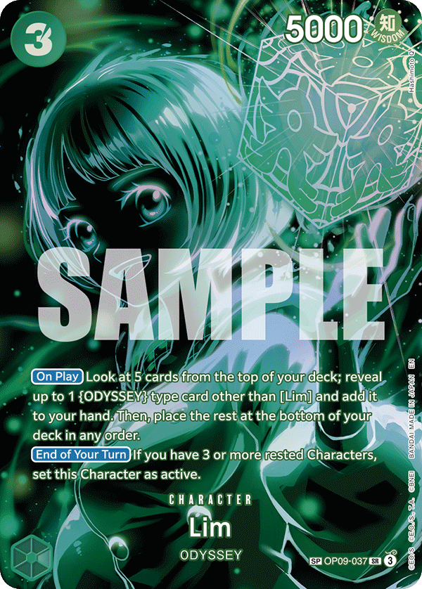 Lim (SP) OP09-037 One Piece card