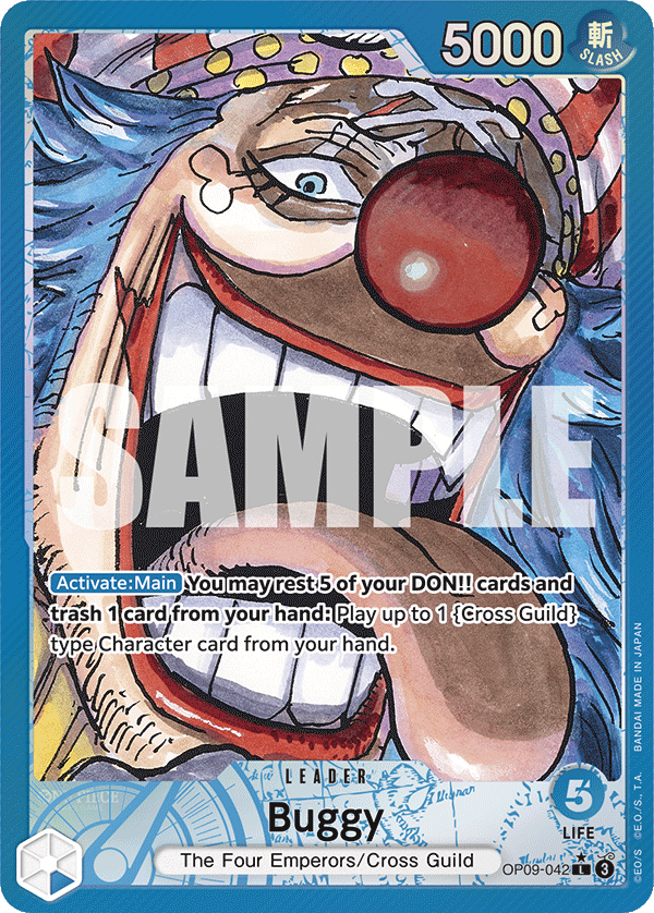 Buggy (042) (Parallel) OP09-042 One Piece card