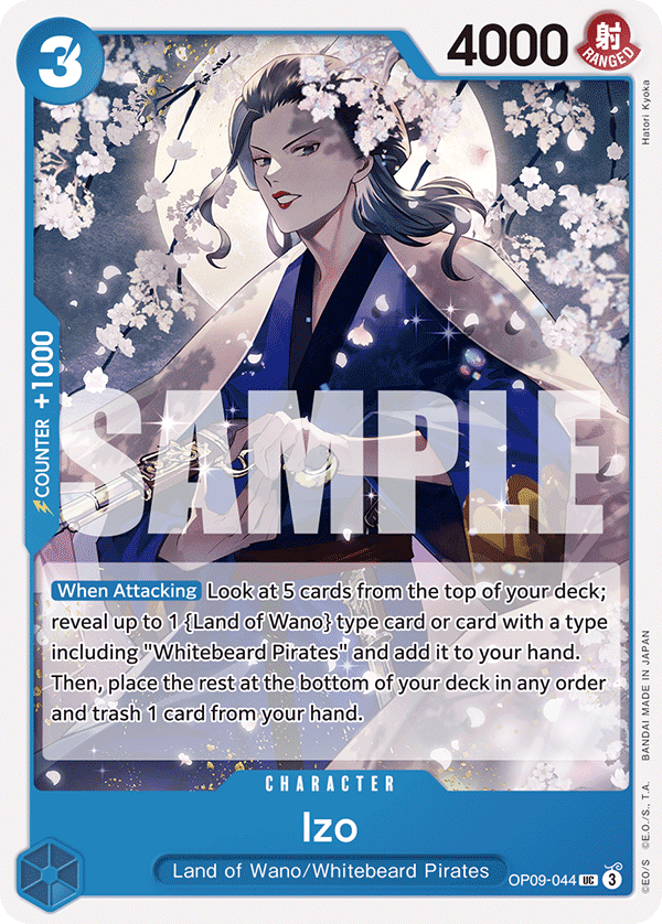 Izo OP09-044 One Piece card