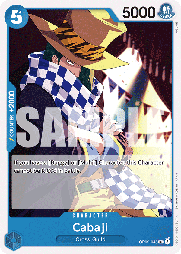 Cabaji OP09-045 One Piece card