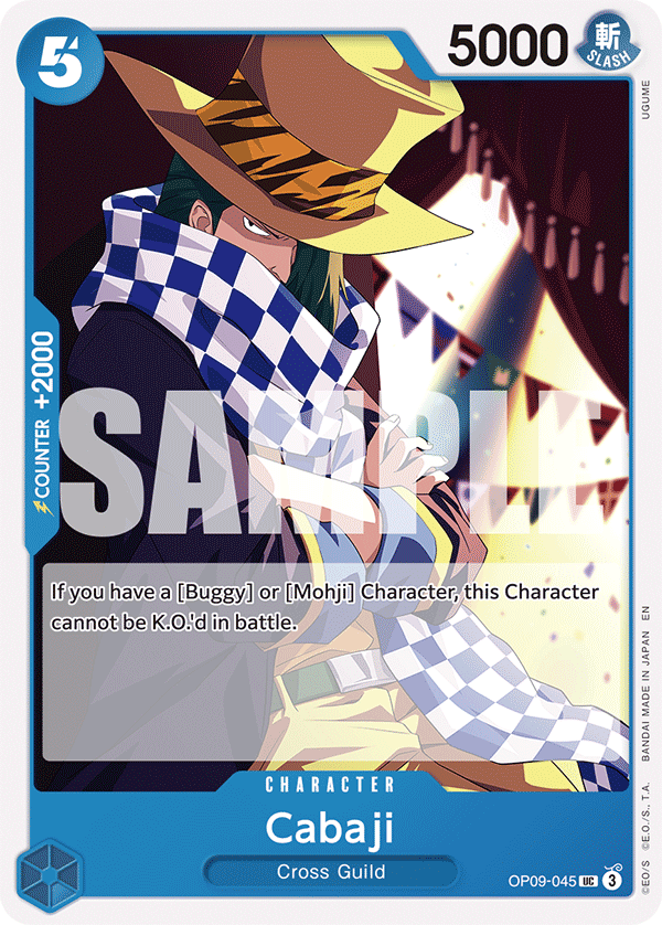 Cabaji (Reprint) OP09-045 One Piece card