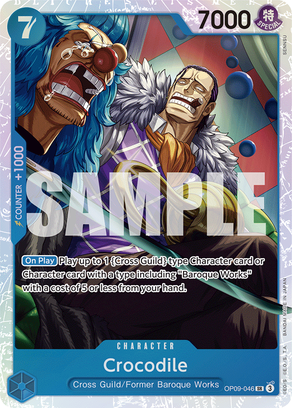Crocodile (046) OP09-046 One Piece card