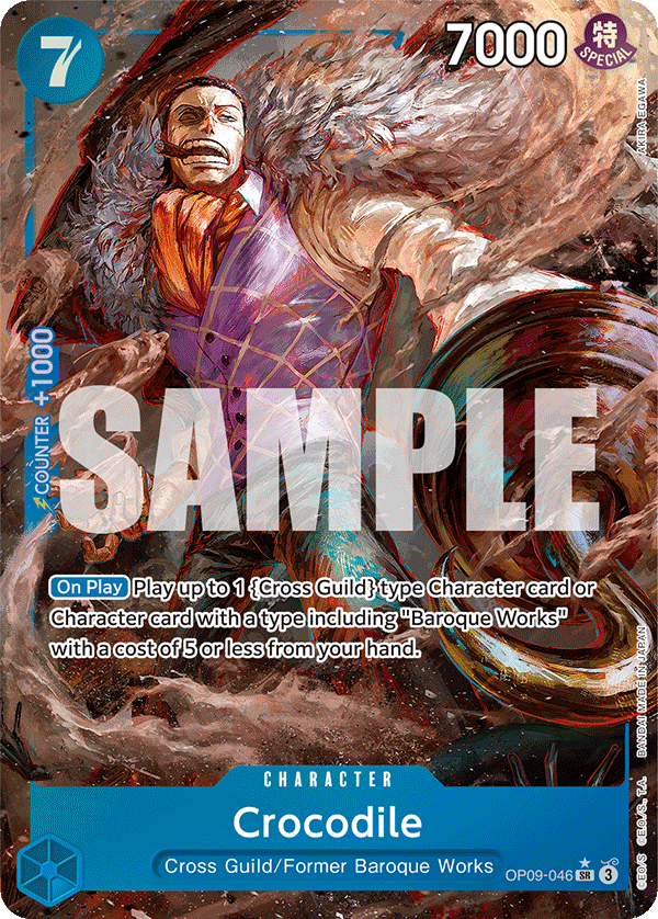 Crocodile (046) (Parallel) OP09-046 One Piece card