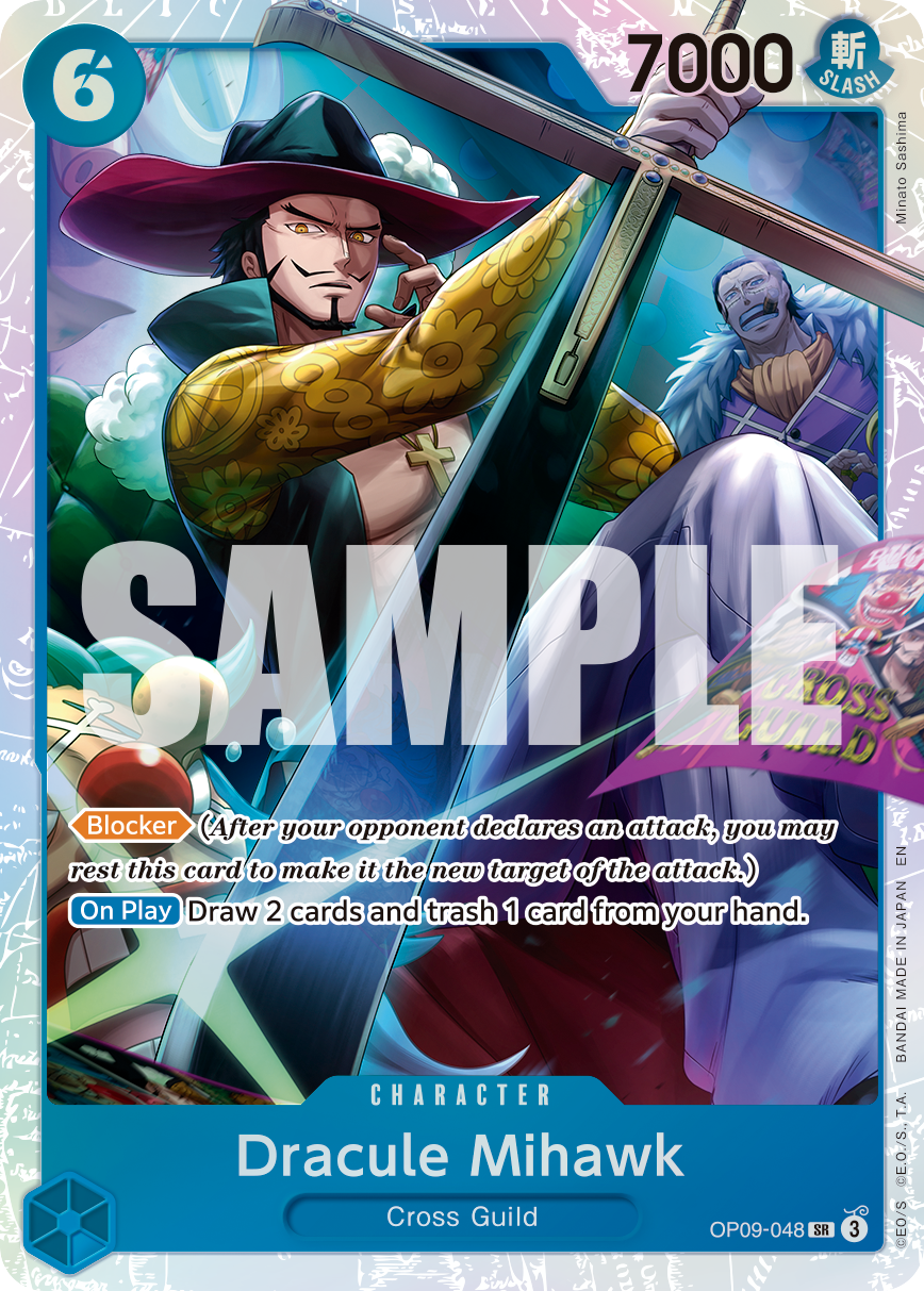 Dracule Mihawk - OP09-048 (Reprint) OP09-048 One Piece card