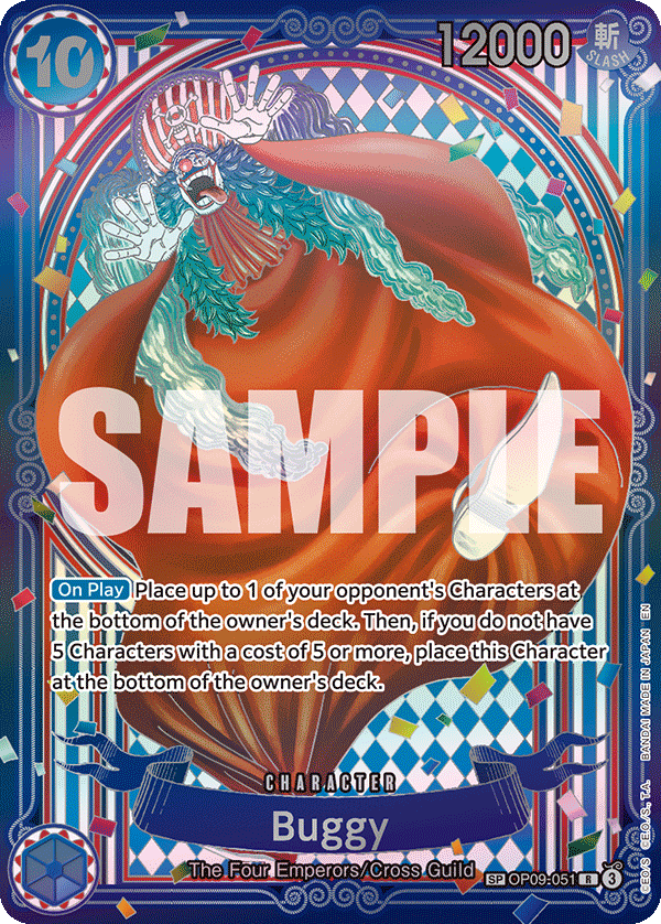Buggy - OP09-051 (SP) OP09-051 One Piece card