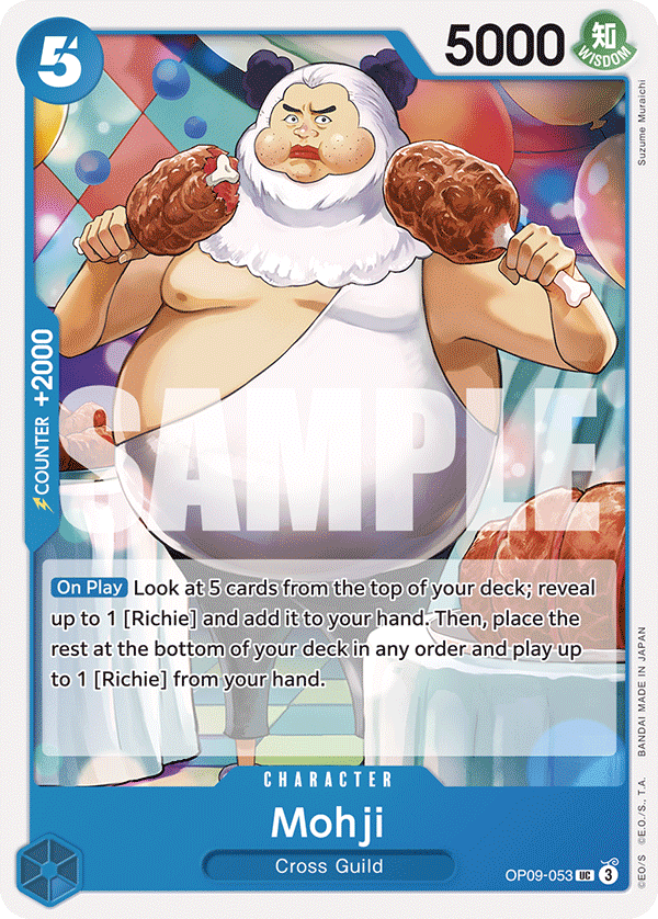 Mohji OP09-053 One Piece card