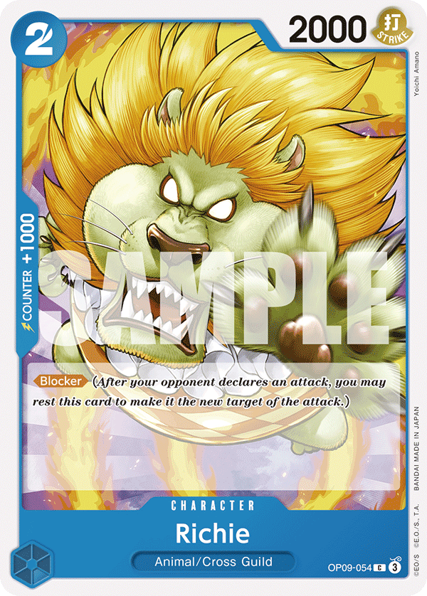 Richie OP09-054 One Piece card