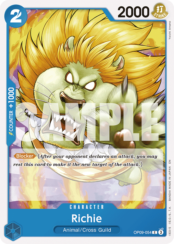 Richie (Reprint) OP09-054 One Piece card