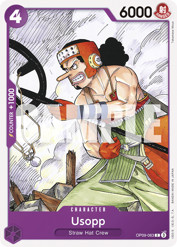 Usopp (063) OP09-063 One Piece card