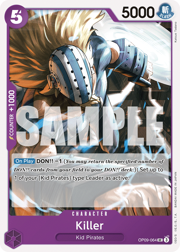 Killer OP09-064 One Piece card