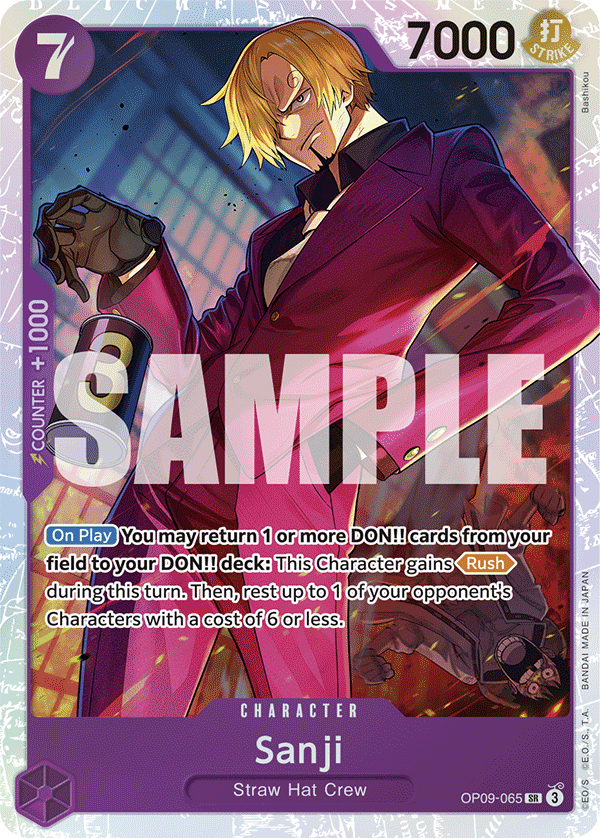 Sanji (065) OP09-065 One Piece card