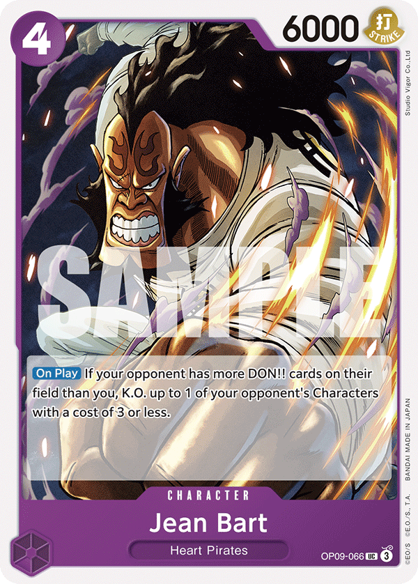 Jean Bart OP09-066 One Piece card