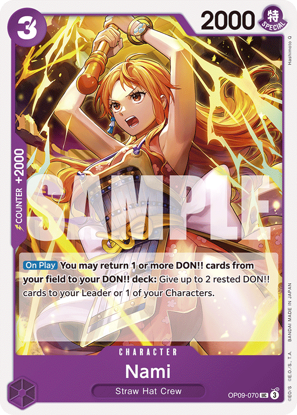 Nami (070) OP09-070 One Piece card