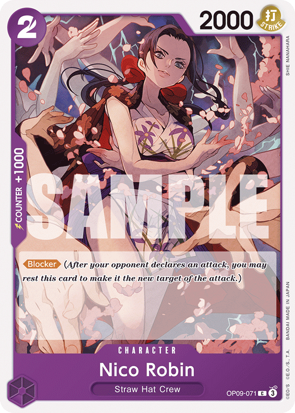 Nico Robin (071) OP09-071 One Piece card