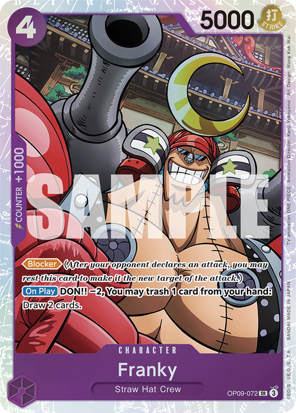 Franky OP09-072 One Piece card