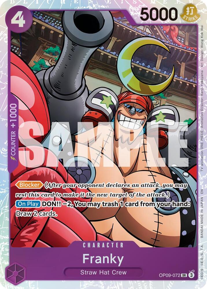 Franky - OP09-072 (Reprint) OP09-072 One Piece card