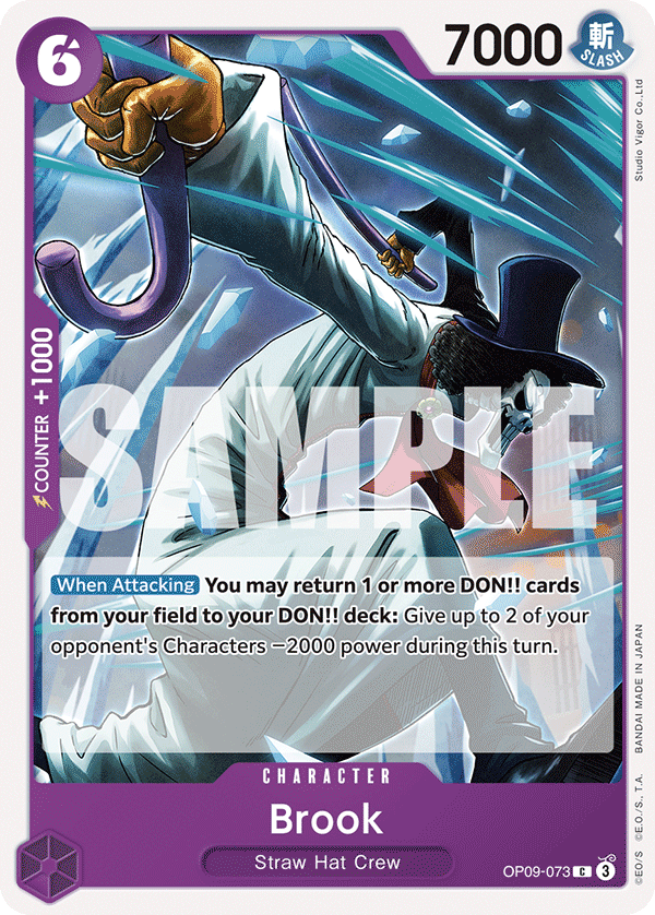 Brook (073) OP09-073 One Piece card