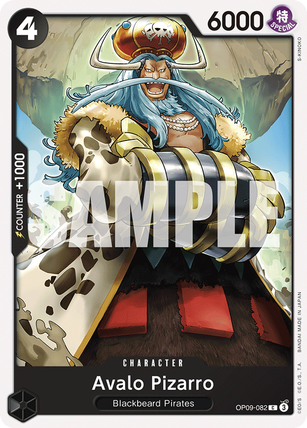 Avalo Pizarro OP09-082 One Piece card