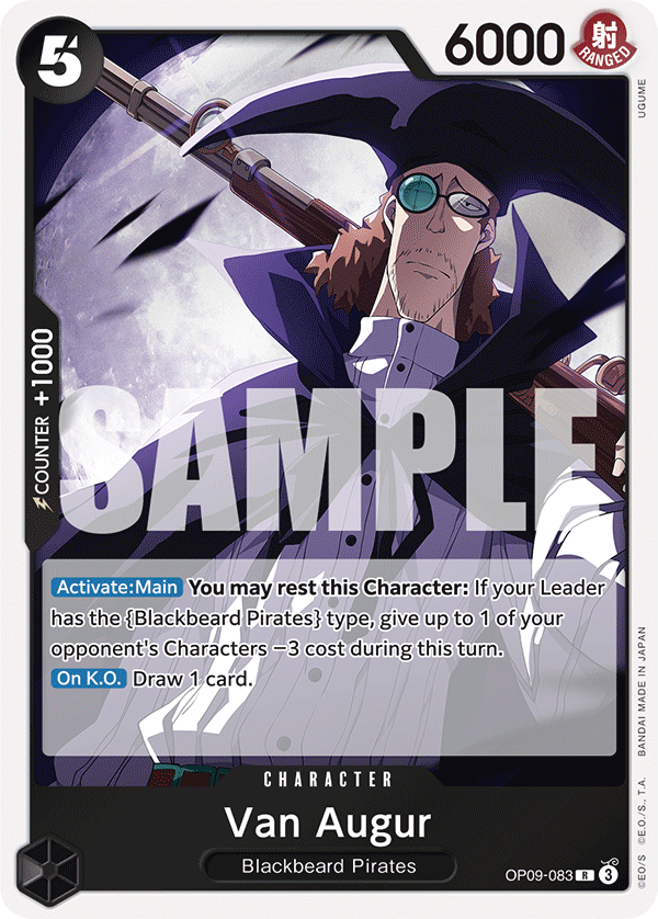 Van Augur OP09-083 One Piece card