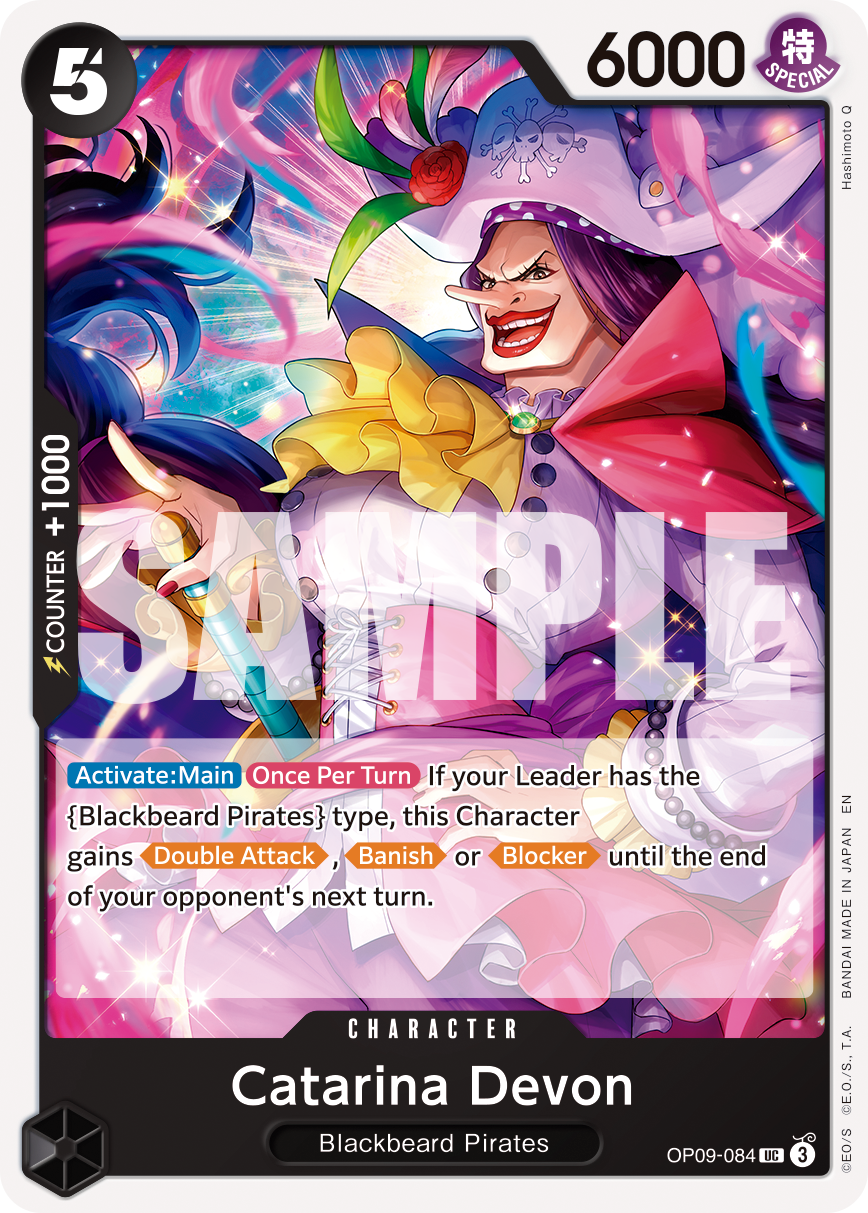 Catarina Devon (Reprint) OP09-084 One Piece card
