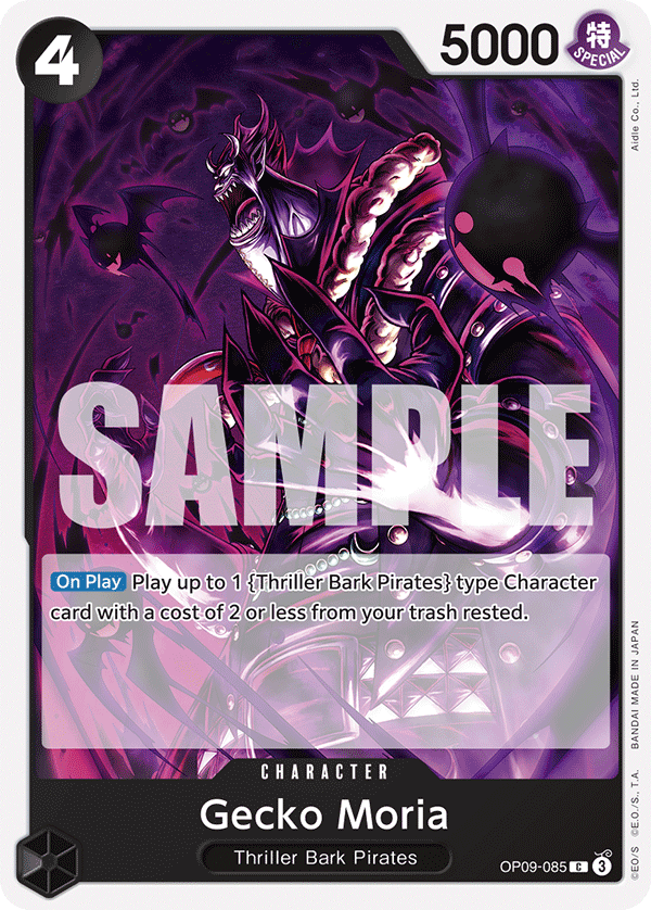 Gecko Moria OP09-085 One Piece card