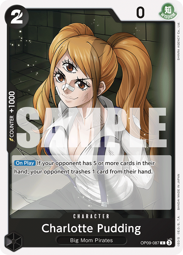 Charlotte Pudding OP09-087 One Piece card