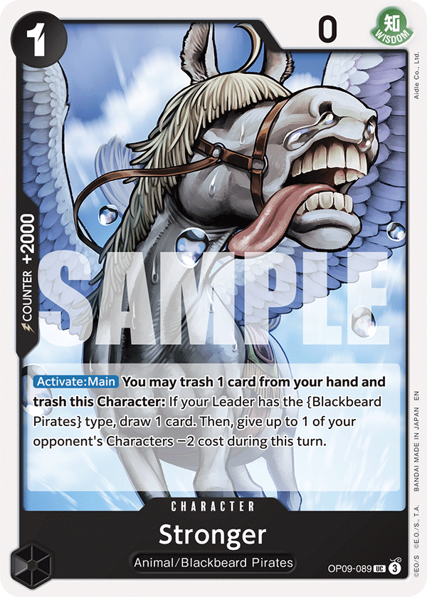 Stronger (Reprint) OP09-089 One Piece card
