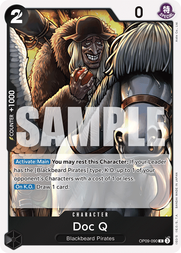 Doc Q OP09-090 One Piece card