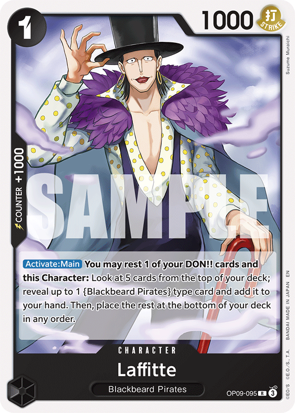 Laffitte (Reprint) OP09-095 One Piece card