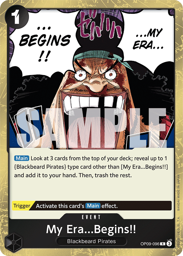 My Era...Begins!! OP09-096 One Piece card