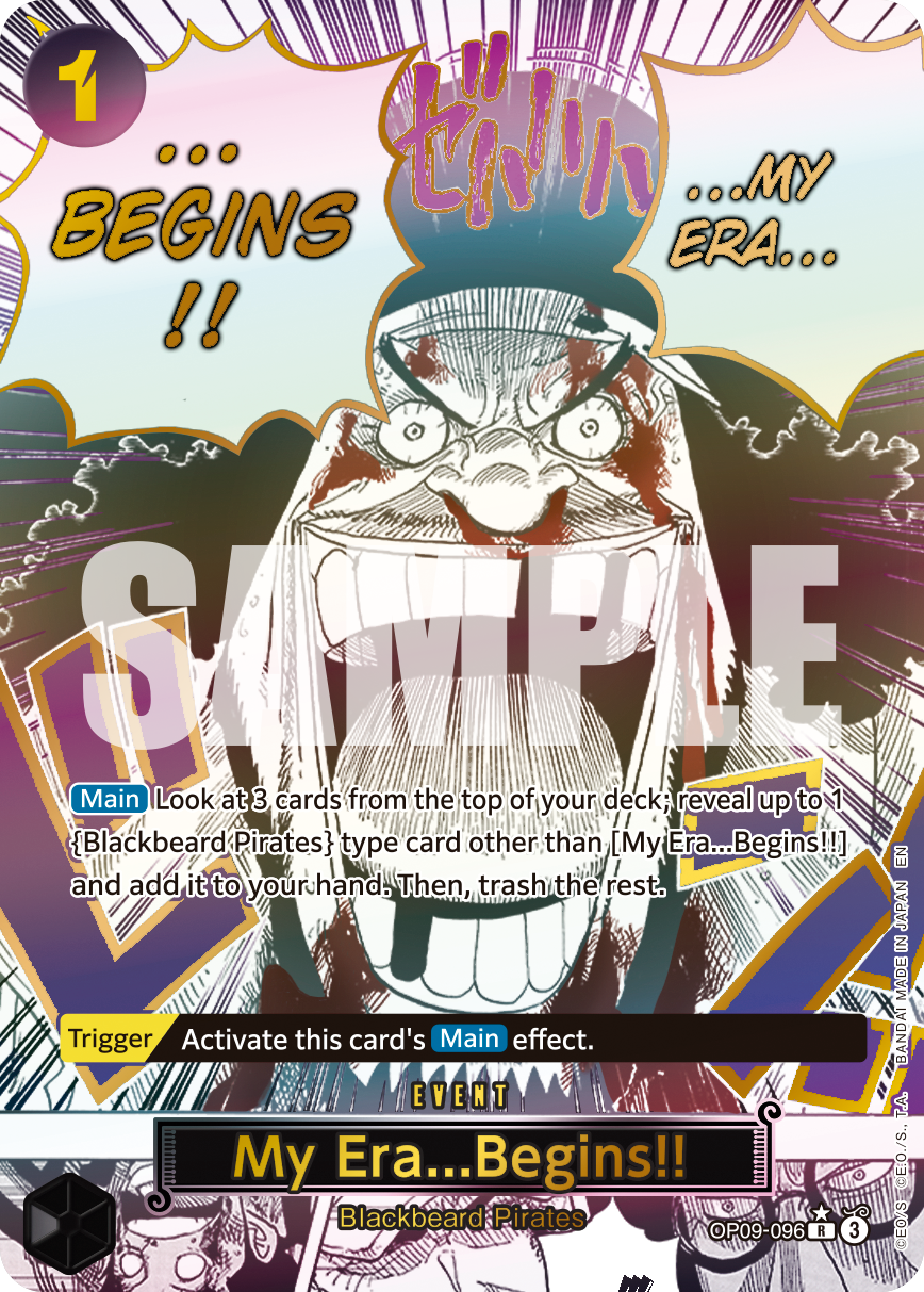My Era...Begins!! (Manga) OP09-096 One Piece card