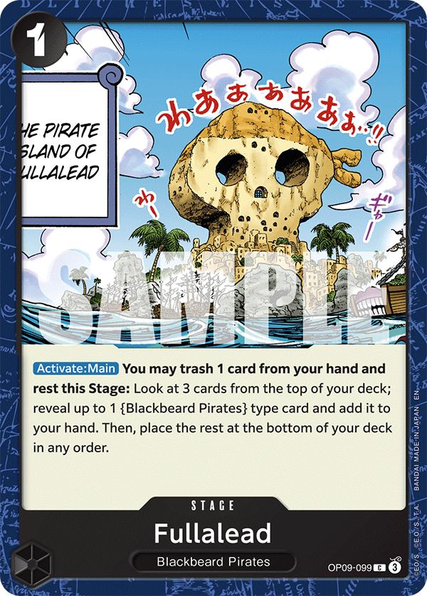 Fullalead (Reprint) OP09-099 One Piece card