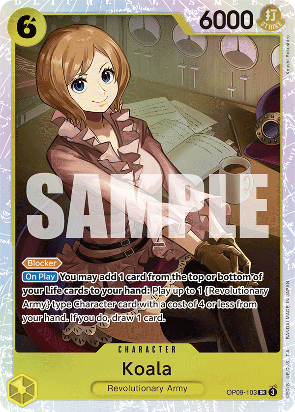Koala OP09-103 One Piece card