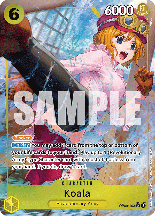 Koala (Parallel) OP09-103 One Piece card