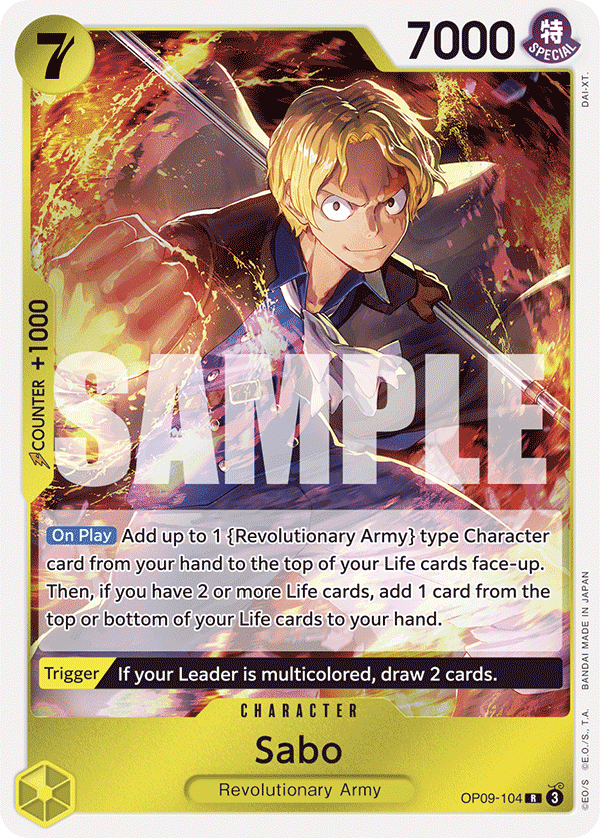 Sabo (104) OP09-104 One Piece card